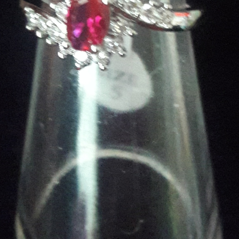 925 sterling silver ruby ring - Picture 5 of 5